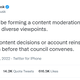 Screenshot of Twitter